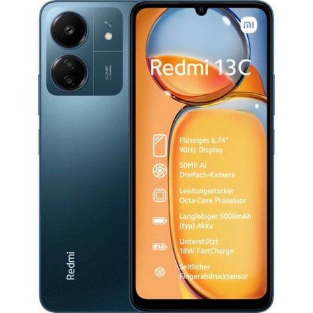 Smartphone Xiaomi Redmi 13C 6,7" MediaTek Helio G85 8 GB RAM 256 GB Azzurro