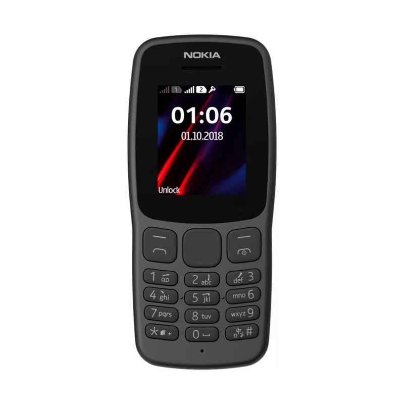 Smartphone Nokia 106 1,8" mediatek 6261d 4 MB Nero Smartphone Nokia 106 1,8" mediatek 6261d 4 MB Nero