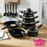 Batteria da Cucina GSW Nero