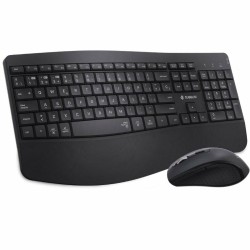Tastiera e Mouse Subblim SUBKBC-DCOPW2 Nero