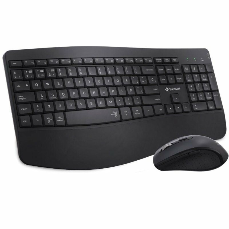 Tastiera e Mouse Subblim SUBKBC-DCOPW2 Nero Tastiera e Mouse Subblim SUBKBC-DCOPW2 Nero