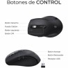 Tastiera e Mouse Subblim SUBKBC-DCOPW2 Nero