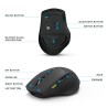 Mouse Rapoo Nero Verde 1600 dpi