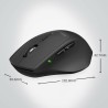 Mouse Rapoo Nero Verde 1600 dpi