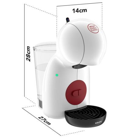 Caffettiera con Capsule Krups KP1A3110 Bianco Rosso 1600 W 15 bar 0,8 L