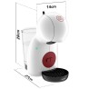 Caffettiera con Capsule Krups KP1A3110 Bianco Rosso 1600 W 15 bar 0,8 L