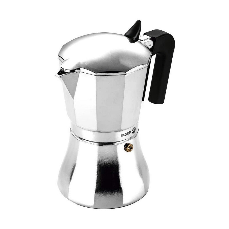 Caffettiera Italiana Fagor Acciaio Alluminio 6 Tazze (1 Unità) Caffettiera Italiana Fagor Acciaio Alluminio 6 Tazze (1 Unità)