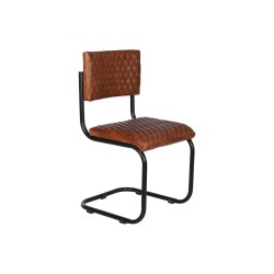 Sedia Home ESPRIT Marrone Nero 47 x 50 x 88 cm