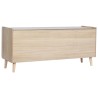 Mobile TV Home ESPRIT Naturale Rattan Legno di paulownia 120 x 35 x 54 cm