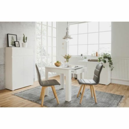 Tavolo da Pranzo Oslo Bianco 80 x 77 x 80 cm