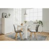 Tavolo da Pranzo Oslo Bianco 80 x 77 x 80 cm