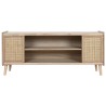 Mobile TV Home ESPRIT Naturale Rattan Legno di paulownia 120 x 35 x 54 cm