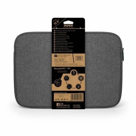 Custodia per Portatile Port Designs Grigio 15,6"