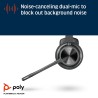 Auricolari Poly 77Y94AA Nero