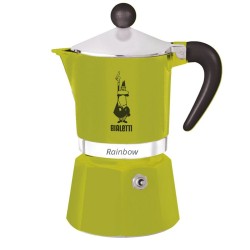 Caffettiera Italiana Bialetti Rainbow Vert Metallo Alluminio