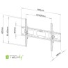 Supporto TV Techly 301276 65" 60 Kg