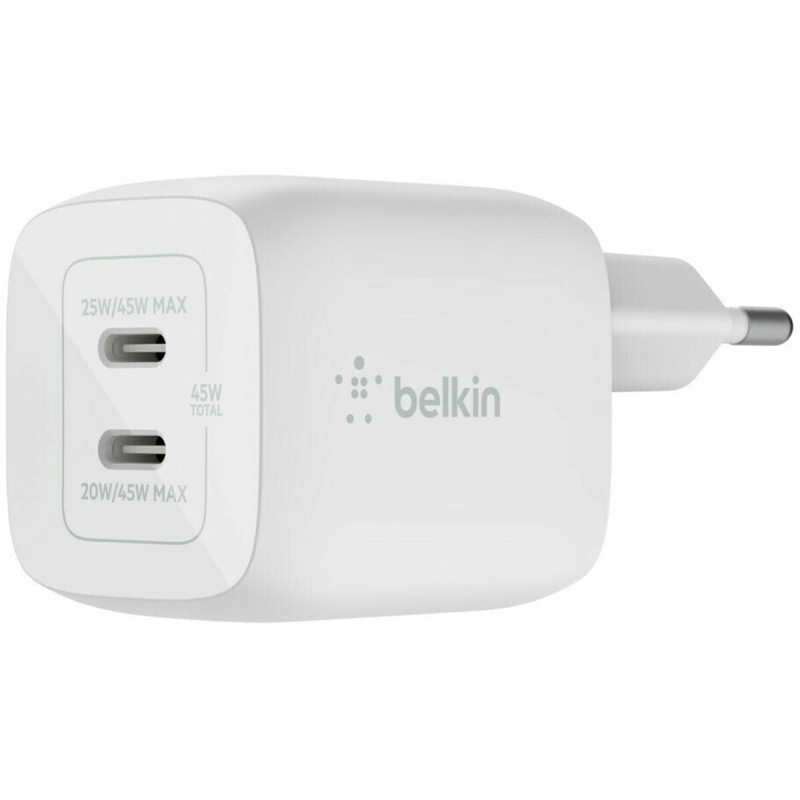 Caricabatterie da Parete Belkin WCH011vfWH Bianco 45 W (1 Unità) Caricabatterie da Parete Belkin WCH011vfWH Bianco 45 W (1 Unità)