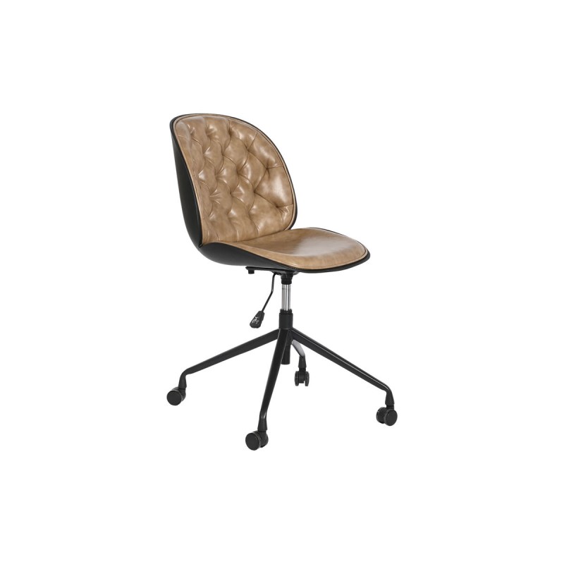 Sedia da Ufficio DKD Home Decor Marrone Chiaro polipropilene 47,5 x 57,5 x 83 cm Sedia da Ufficio DKD Home Decor Marrone Chiaro polipropilene 47,5 x 57,5 x 83 cm