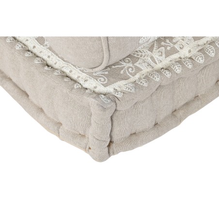 Poltrona DKD Home Decor Bianco Beige 90 x 56 x 15 cm