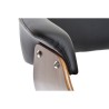 Sedia da Sala da Pranzo DKD Home Decor Marrone Nero 61 x 46 x 78 cm