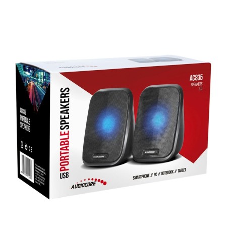 Altoparlanti PC AudioCore AC835 Nero 3 W