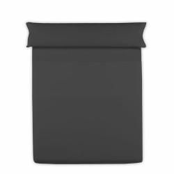 Lenzuolo Superiore Hosteline Mixcolors Nero Piazza e mezza