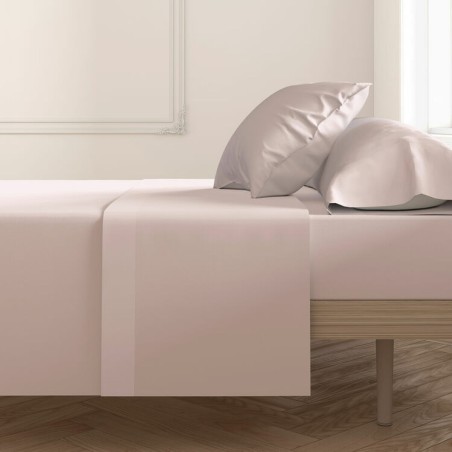 Lenzuolo Superiore Hosteline Mixcolors Rosa Singolo