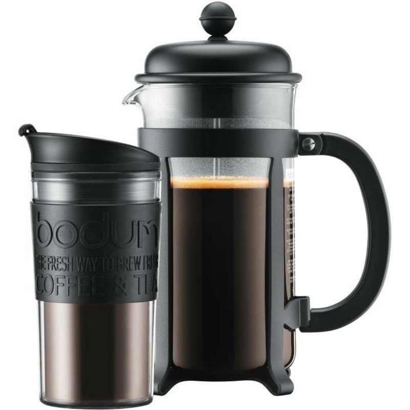 Caffettiera a Stantuffo Bodum Nero 1,25 L 0,35 L (8 Unità) Caffettiera a Stantuffo Bodum Nero 1,25 L 0,35 L (8 Unità)