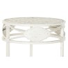 Set di 3 tavoli Home ESPRIT Bianco 30,5 x 30,5 x 70 cm (3 Pezzi)