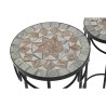 Set di 3 tavoli Home ESPRIT Nero 30 x 30 x 69 cm (3 Pezzi)