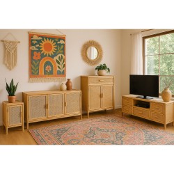 Tavolo aggiuntivo Home ESPRIT Marrone Chiaro