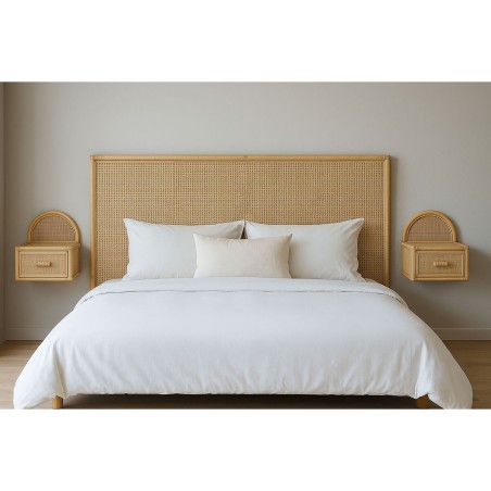 Testiera del Letto Home ESPRIT Marrone Chiaro 190 X 2,5 X 80 CM