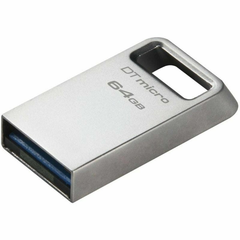Memoria USB Kingston DTMC3G2/64GB Argentato 64 GB (1 Unità)