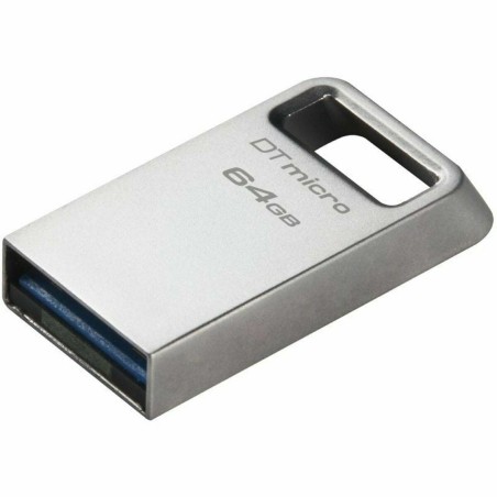 Memoria USB Kingston DTMC3G2/64GB Argentato 64 GB (1 Unità)