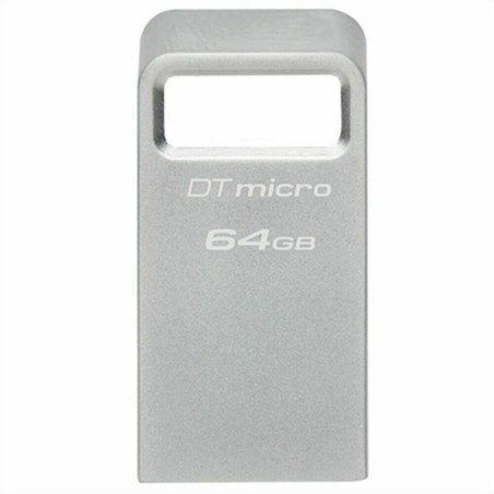 Memoria USB Kingston DTMC3G2/64GB Argentato 64 GB (1 Unità)