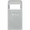 Memoria USB Kingston DTMC3G2/64GB Argentato 64 GB (1 Unità)