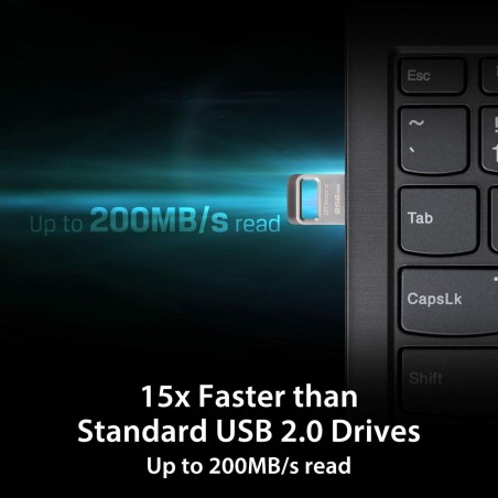 Memoria USB Kingston DTMC3G2/64GB Argentato 64 GB (1 Unità)