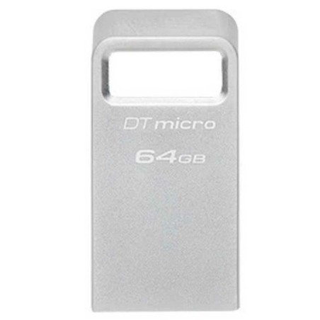 Memoria USB Kingston DTMC3G2/64GB Argentato 64 GB (1 Unità)