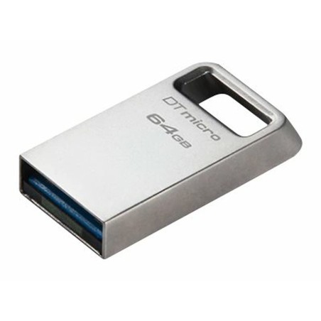 Memoria USB Kingston DTMC3G2/64GB Argentato 64 GB (1 Unità)