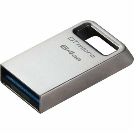 Memoria USB Kingston DTMC3G2/64GB Argentato 64 GB (1 Unità)