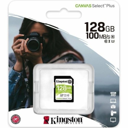 Scheda Di Memoria SDXC Kingston CANVAS Select Plus 128 GB