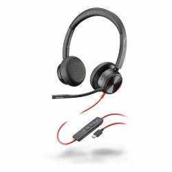 Auricolari con Microfono Poly 8X225AA Nero