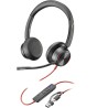 Auricolari con Microfono Poly 8X225AA Nero