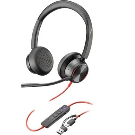 Auricolari con Microfono Poly 8X225AA Nero
