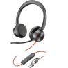 Auricolari con Microfono Poly 8X225AA Nero