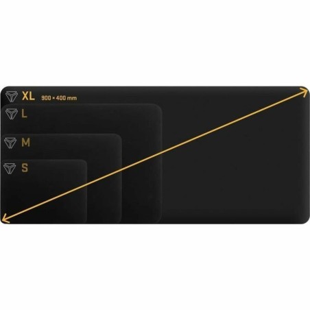 Tappetino per Mouse Yenkee SPEED TOP XL - YPM 90 Nero
