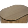 Comodino Home ESPRIT Naturale Metallo Legno di paulownia 60 x 43 x 57 cm