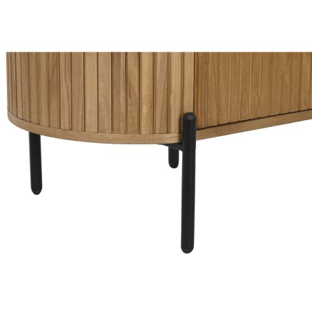 Comodino Home ESPRIT Naturale Metallo Legno di paulownia 60 x 43 x 57 cm