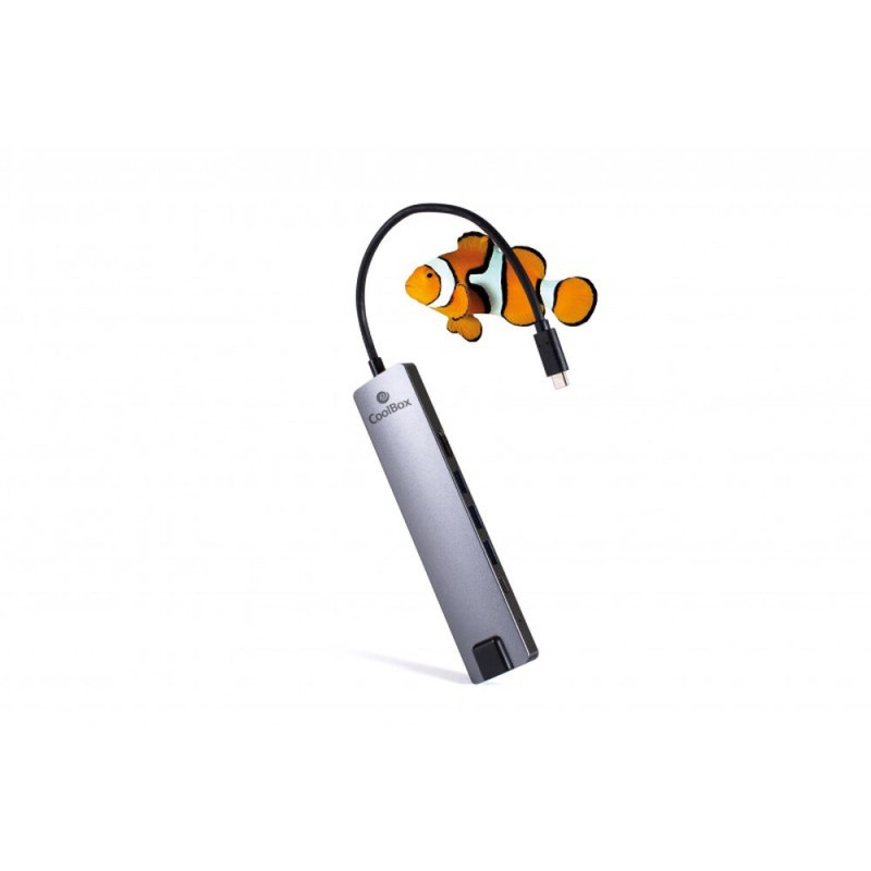Hub USB CoolBox COO-DOCK-01 Grigio Hub USB CoolBox COO-DOCK-01 Grigio