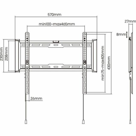 Supporto TV STELL SHO 7200